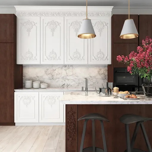 Architectural panel molding oak - 3